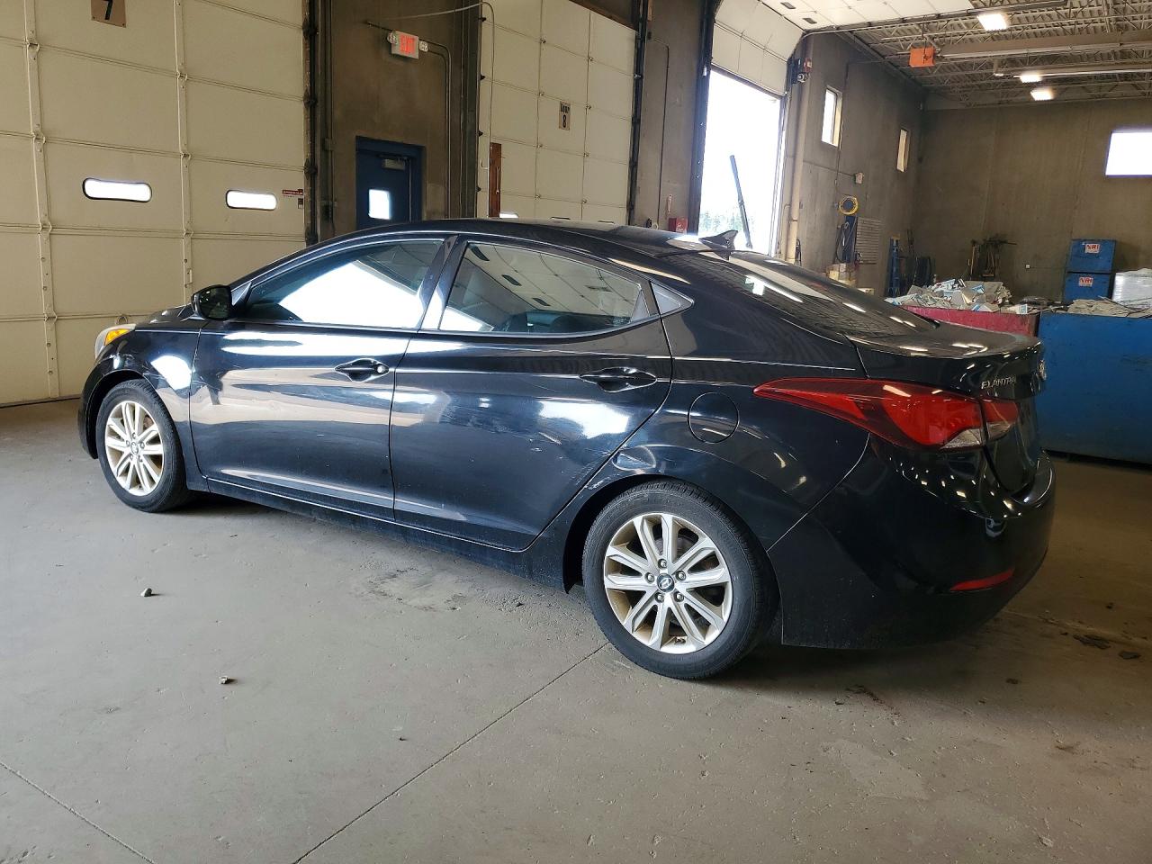 2014 Hyundai Elantra Se Black vin: KMHDH4AE8EU067906