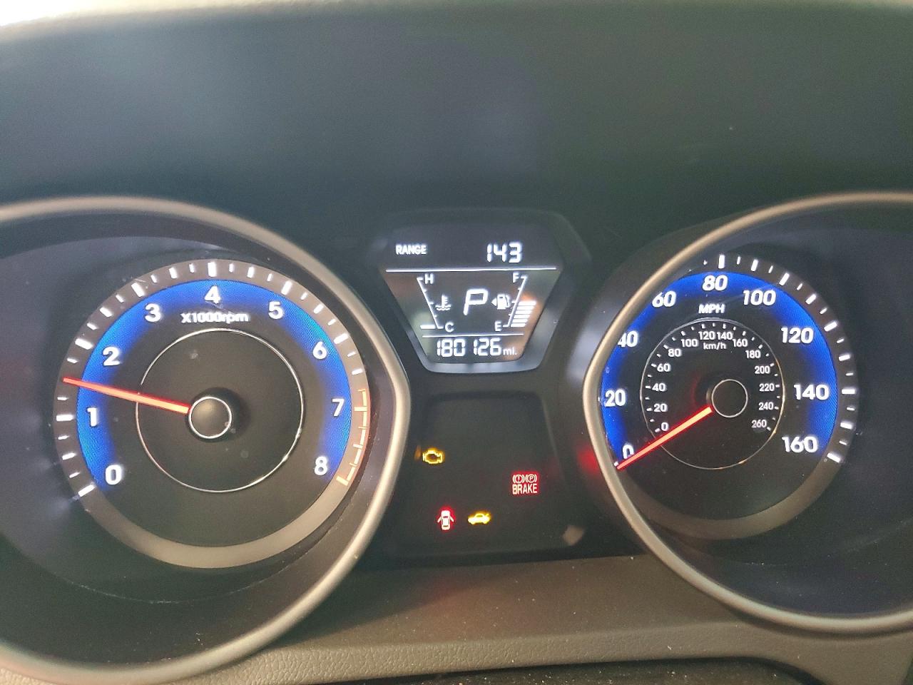 2014 Hyundai Elantra Se Black vin: KMHDH4AE8EU067906