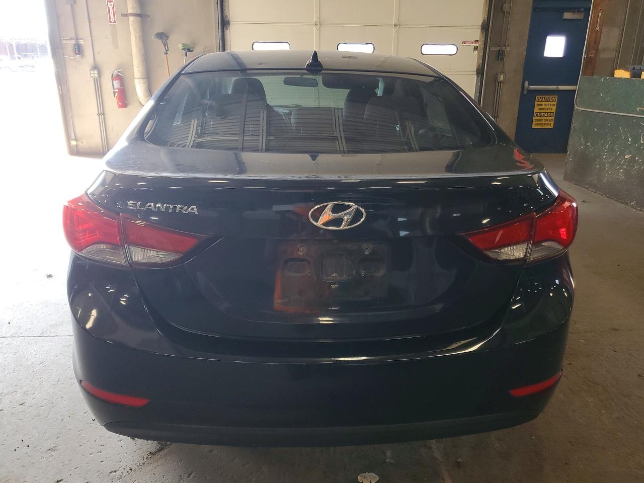 2014 Hyundai Elantra Se Black vin: KMHDH4AE8EU067906