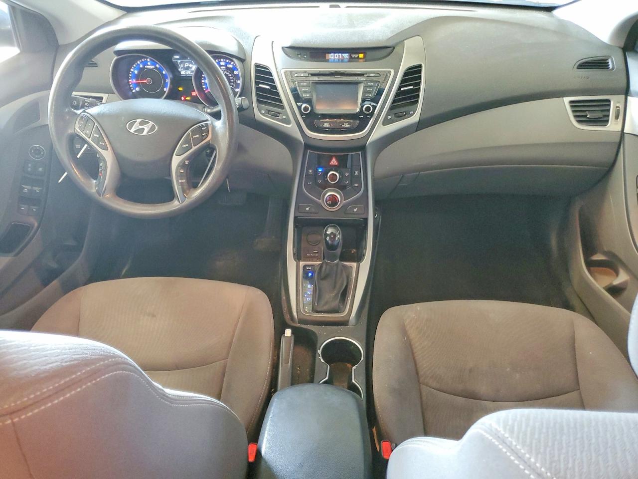 2014 Hyundai Elantra Se Black vin: KMHDH4AE8EU067906