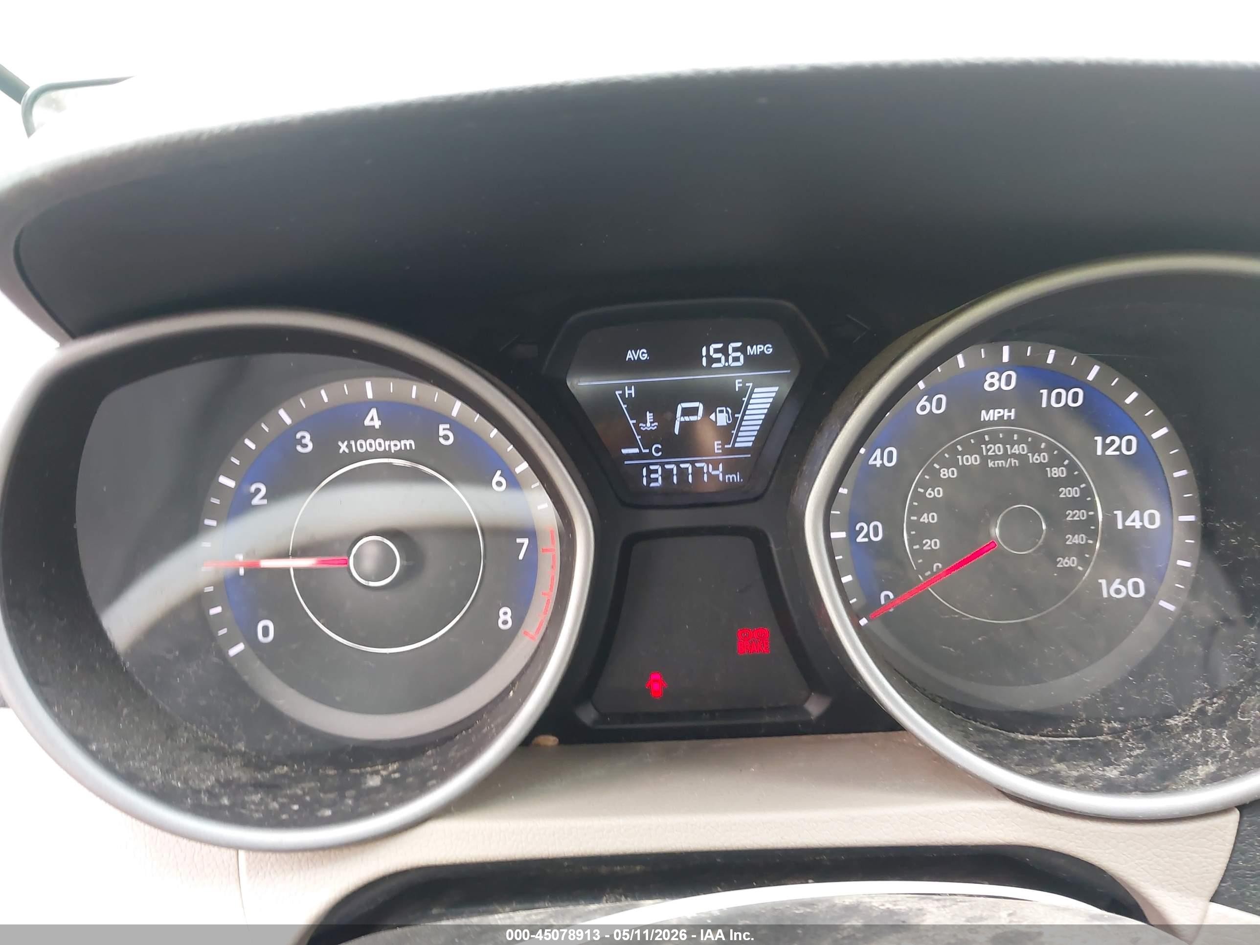 2014 Hyundai Elantra Se Синий vin: KMHDH4AE8EU085631