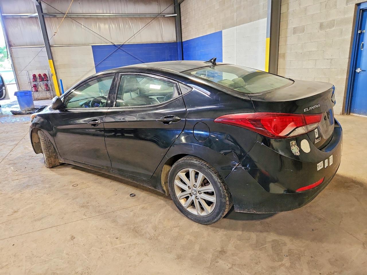 2014 Hyundai Elantra Se Black vin: KMHDH4AE8EU087105