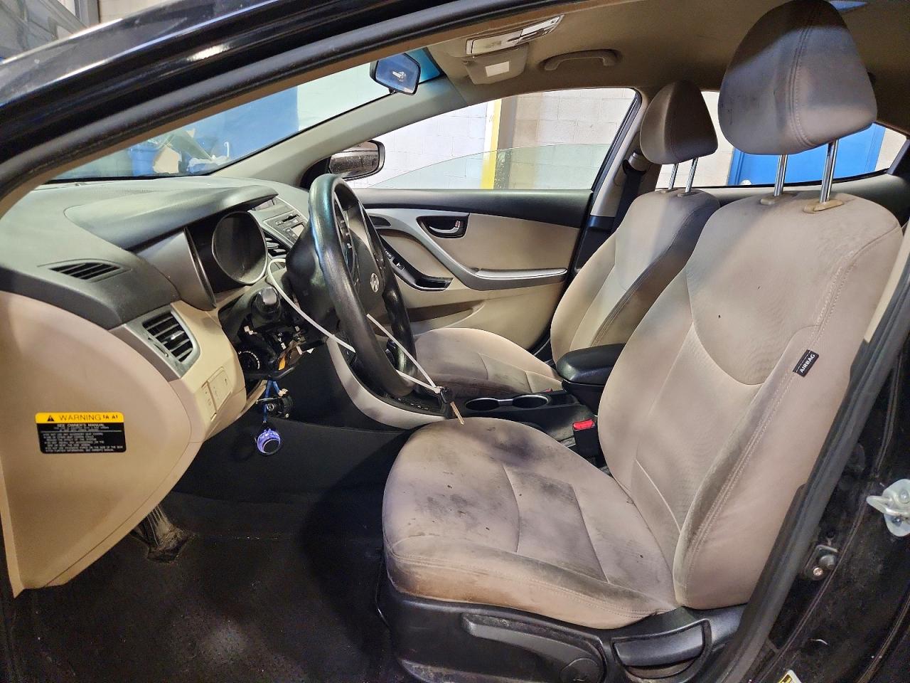 2014 Hyundai Elantra Se Black vin: KMHDH4AE8EU087105