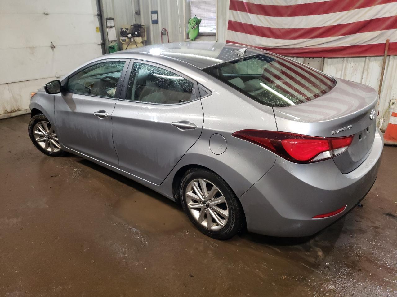 2014 Hyundai Elantra Se Silver vin: KMHDH4AE8EU099948