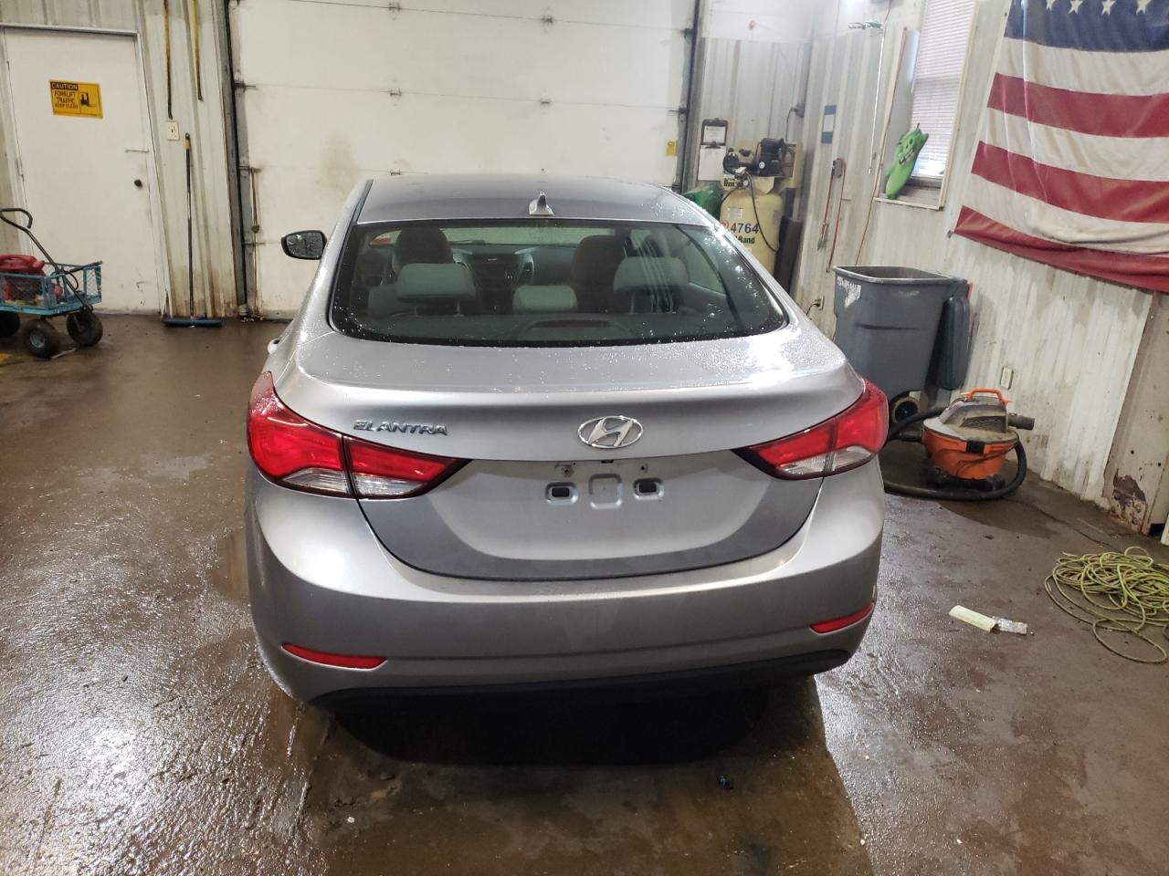 2014 Hyundai Elantra Se Silver vin: KMHDH4AE8EU099948