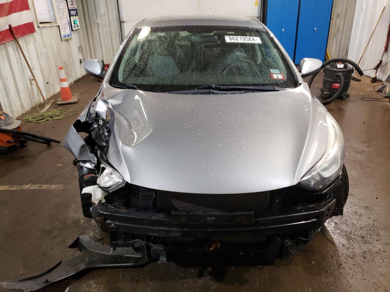 2014 Hyundai Elantra Se Silver vin: KMHDH4AE8EU099948