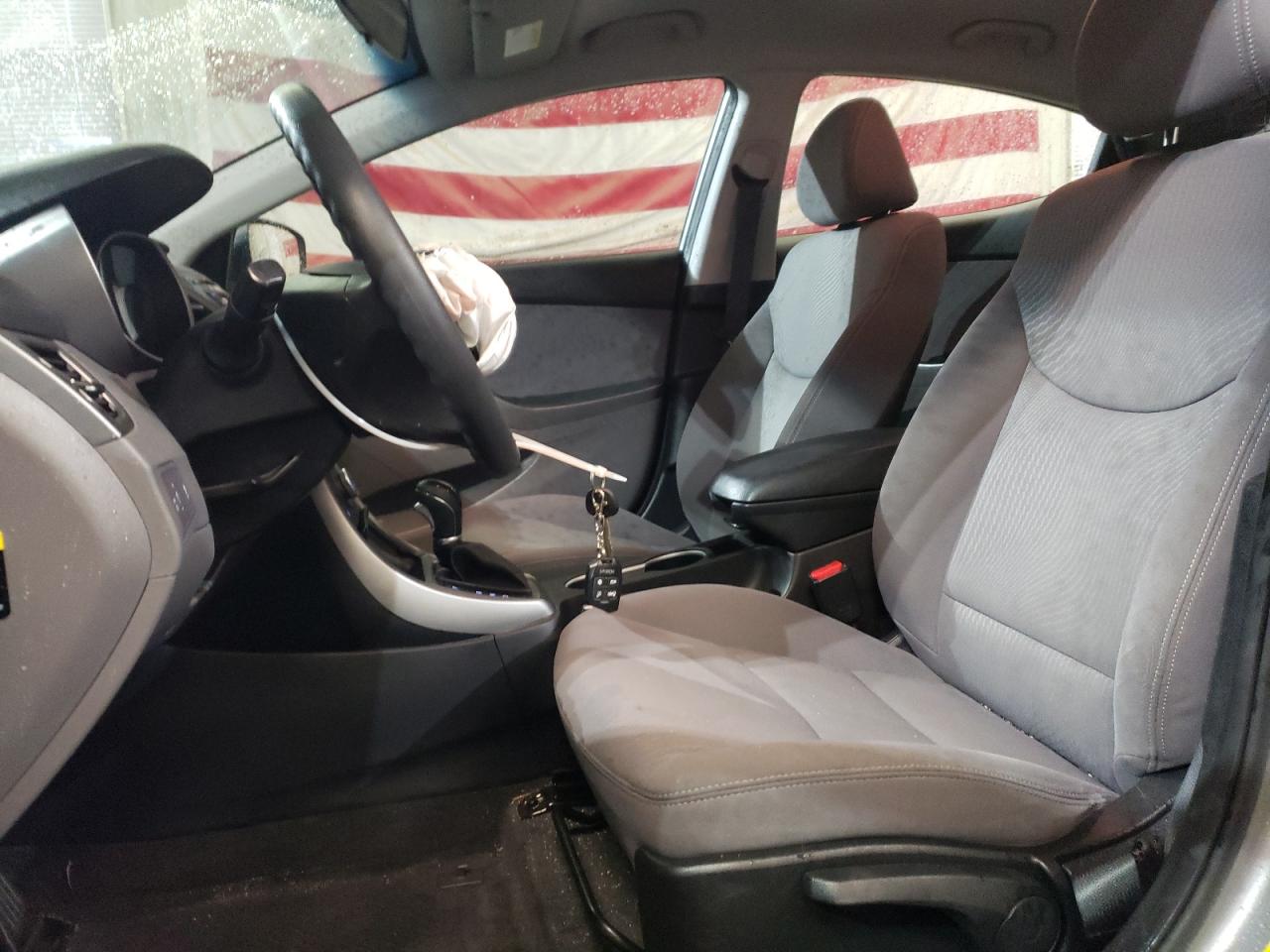 2014 Hyundai Elantra Se Silver vin: KMHDH4AE8EU099948