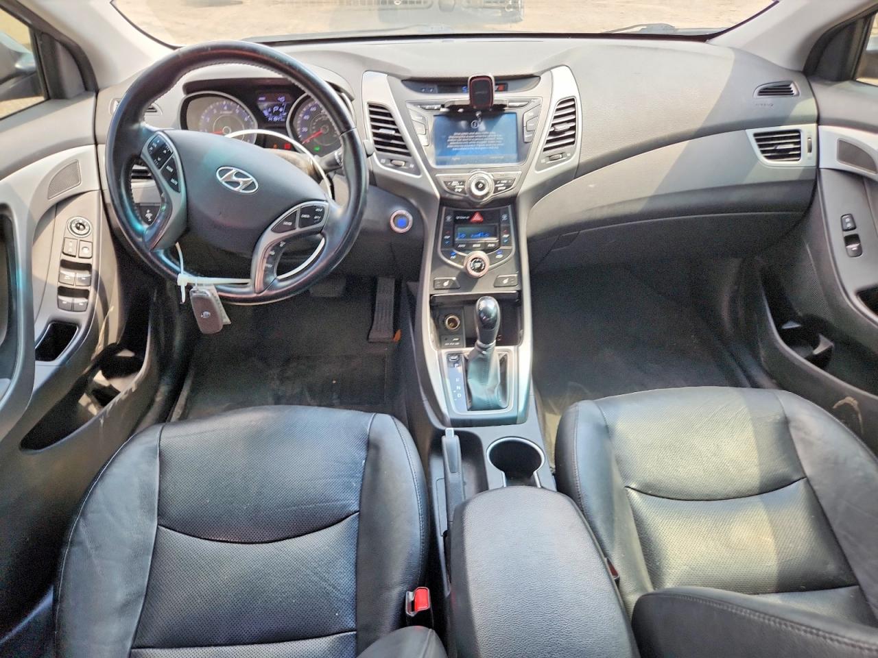 2014 Hyundai Elantra Limited Серебряный vin: KMHDH4AE8EU101021