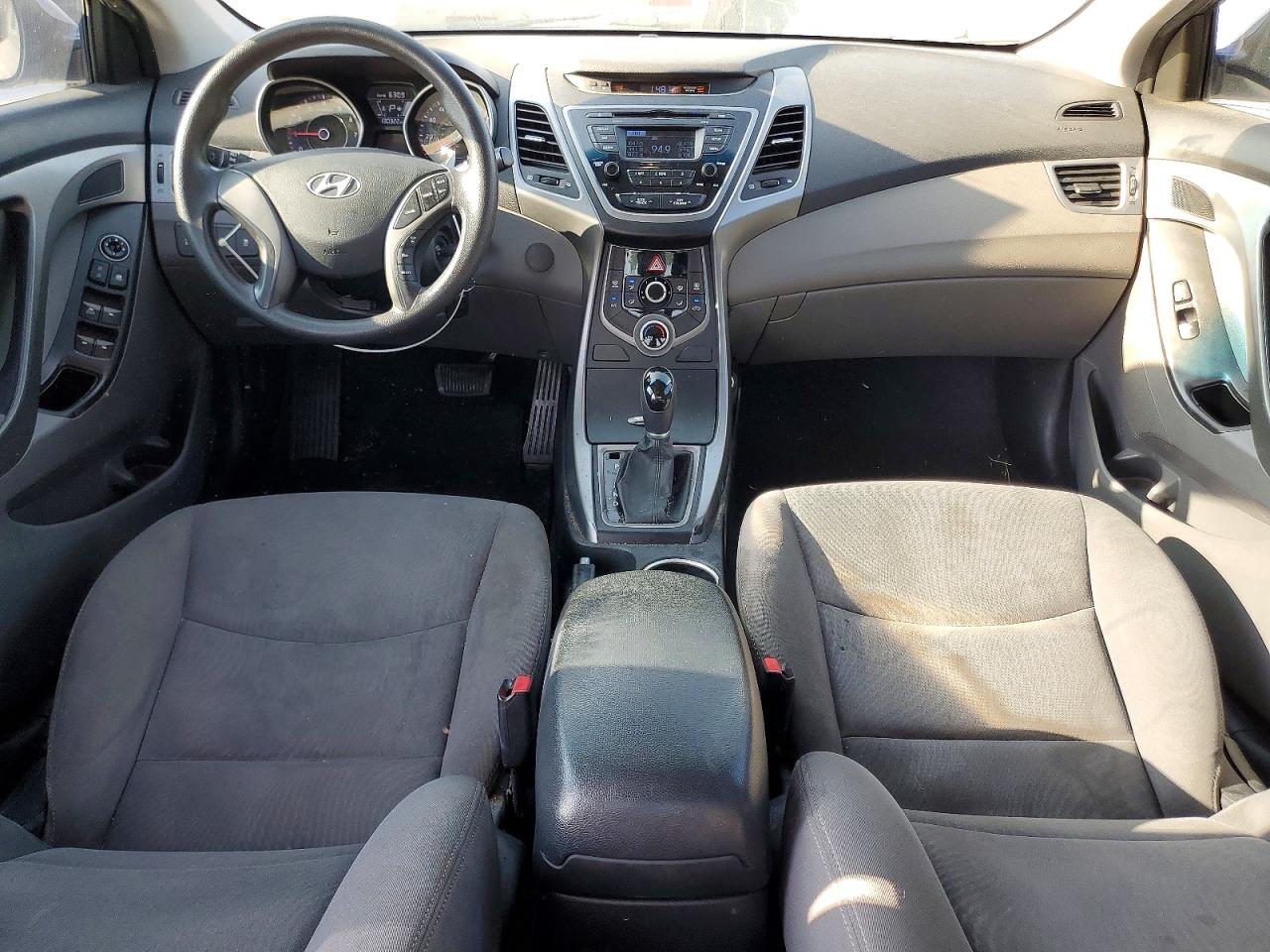 2014 Hyundai Elantra Se Silver vin: KMHDH4AE8EU107143