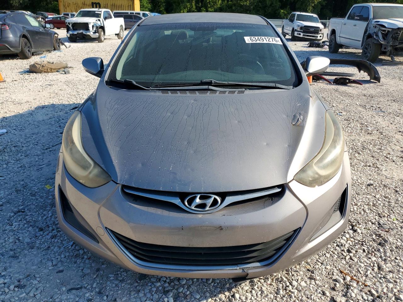 2014 Hyundai Elantra Se Silver vin: KMHDH4AE8EU107143