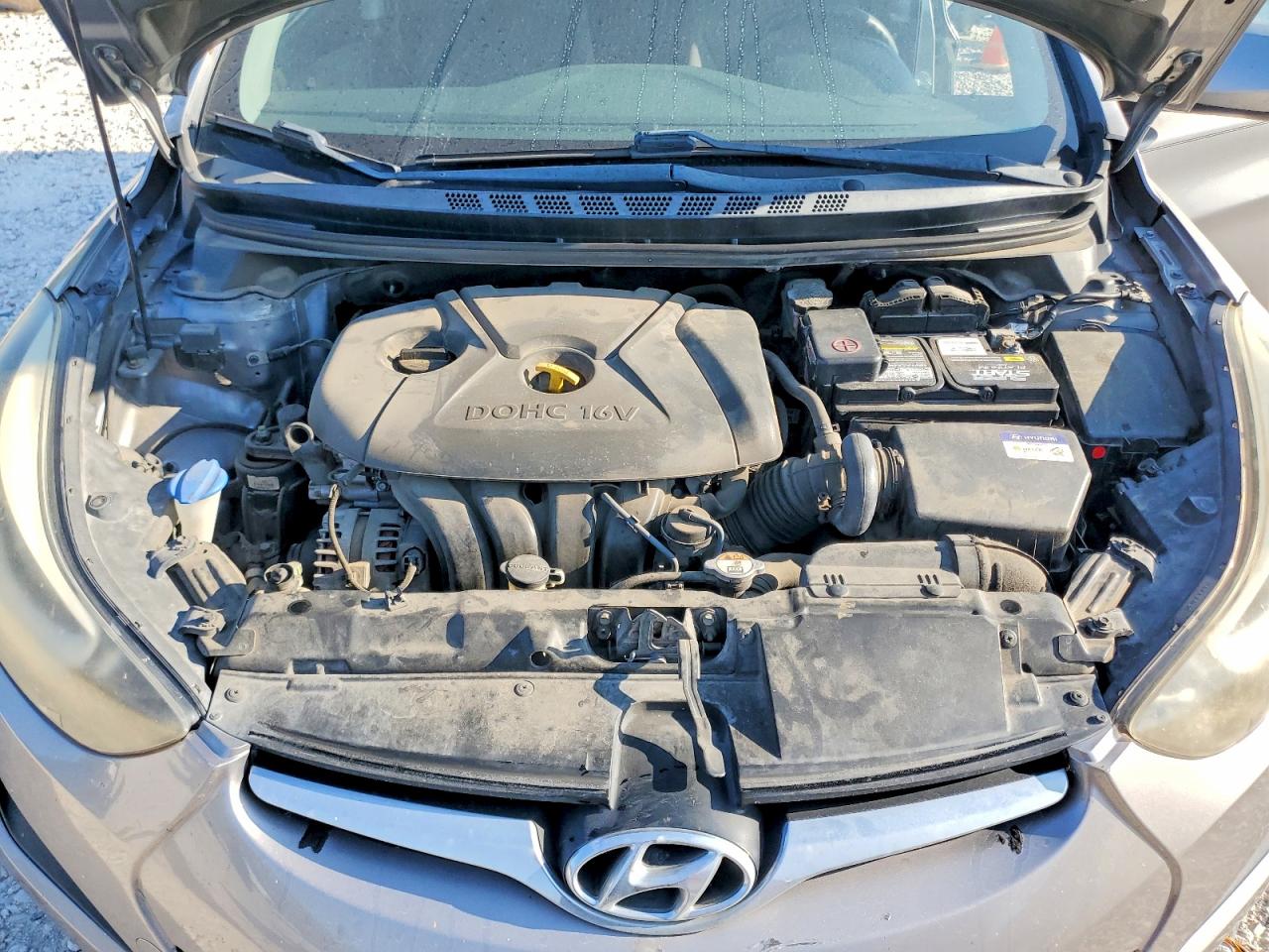 2014 Hyundai Elantra Se Silver vin: KMHDH4AE8EU107143