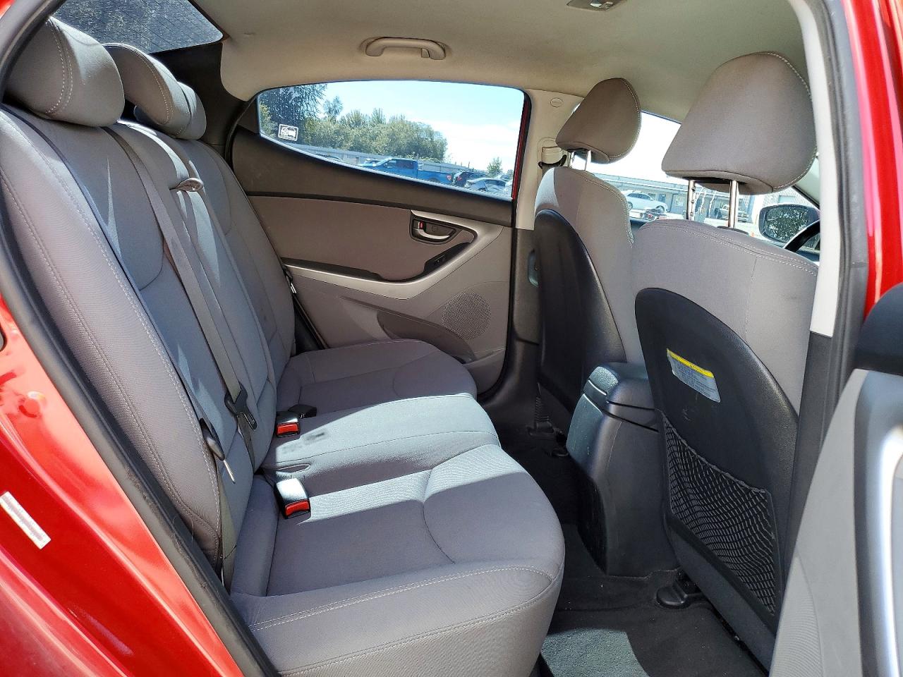 2014 Hyundai Elantra Se Red vin: KMHDH4AE8EU139090
