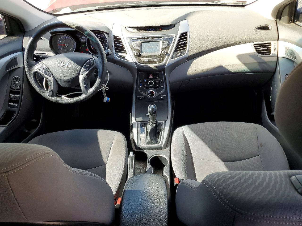 2014 Hyundai Elantra Se Red vin: KMHDH4AE8EU139090