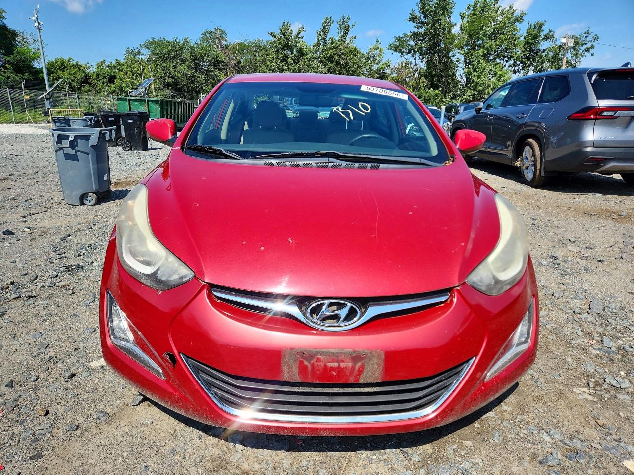 2014 Hyundai Elantra Se Красный vin: KMHDH4AE8EU141678