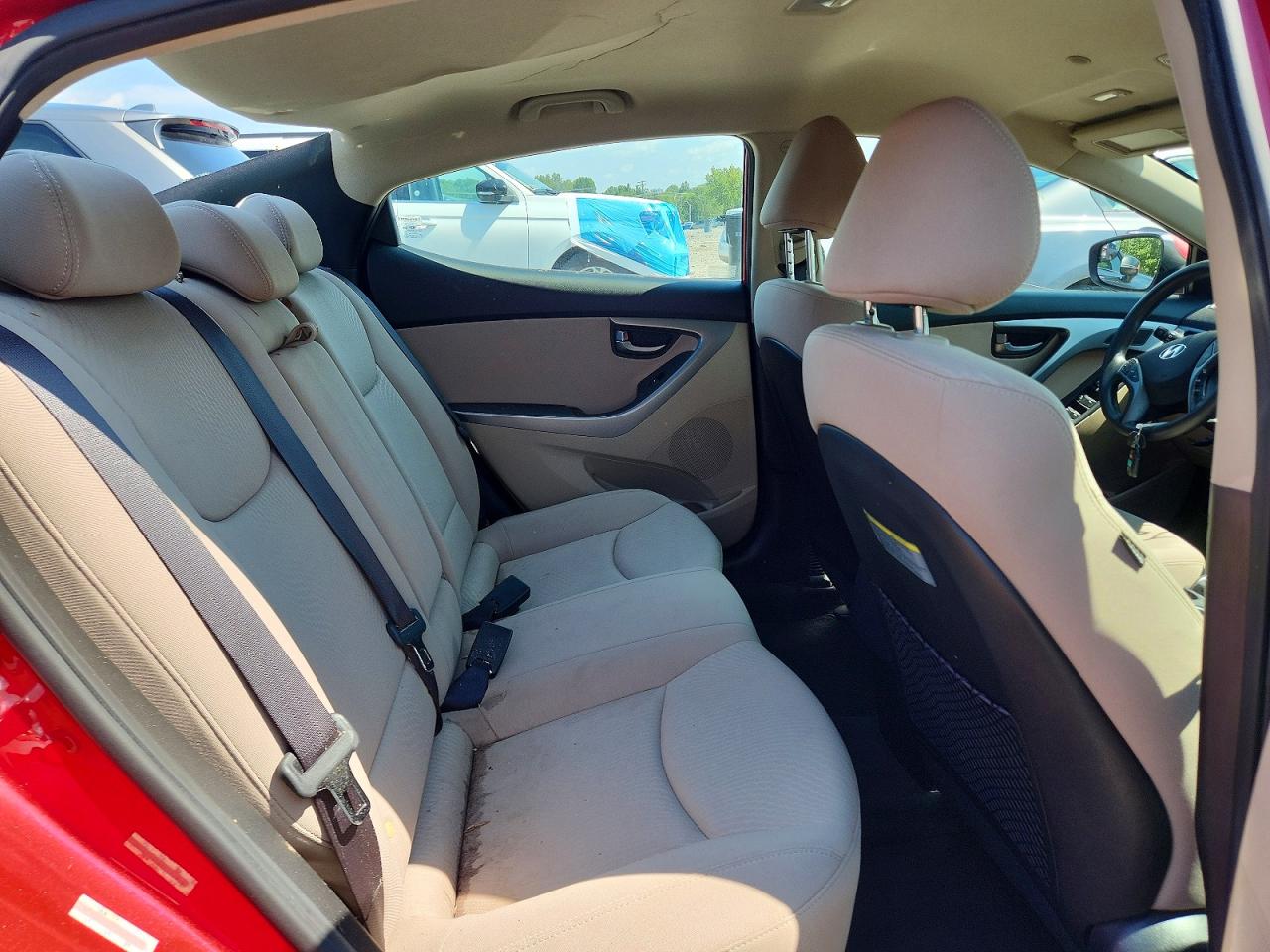 2014 Hyundai Elantra Se Красный vin: KMHDH4AE8EU141678