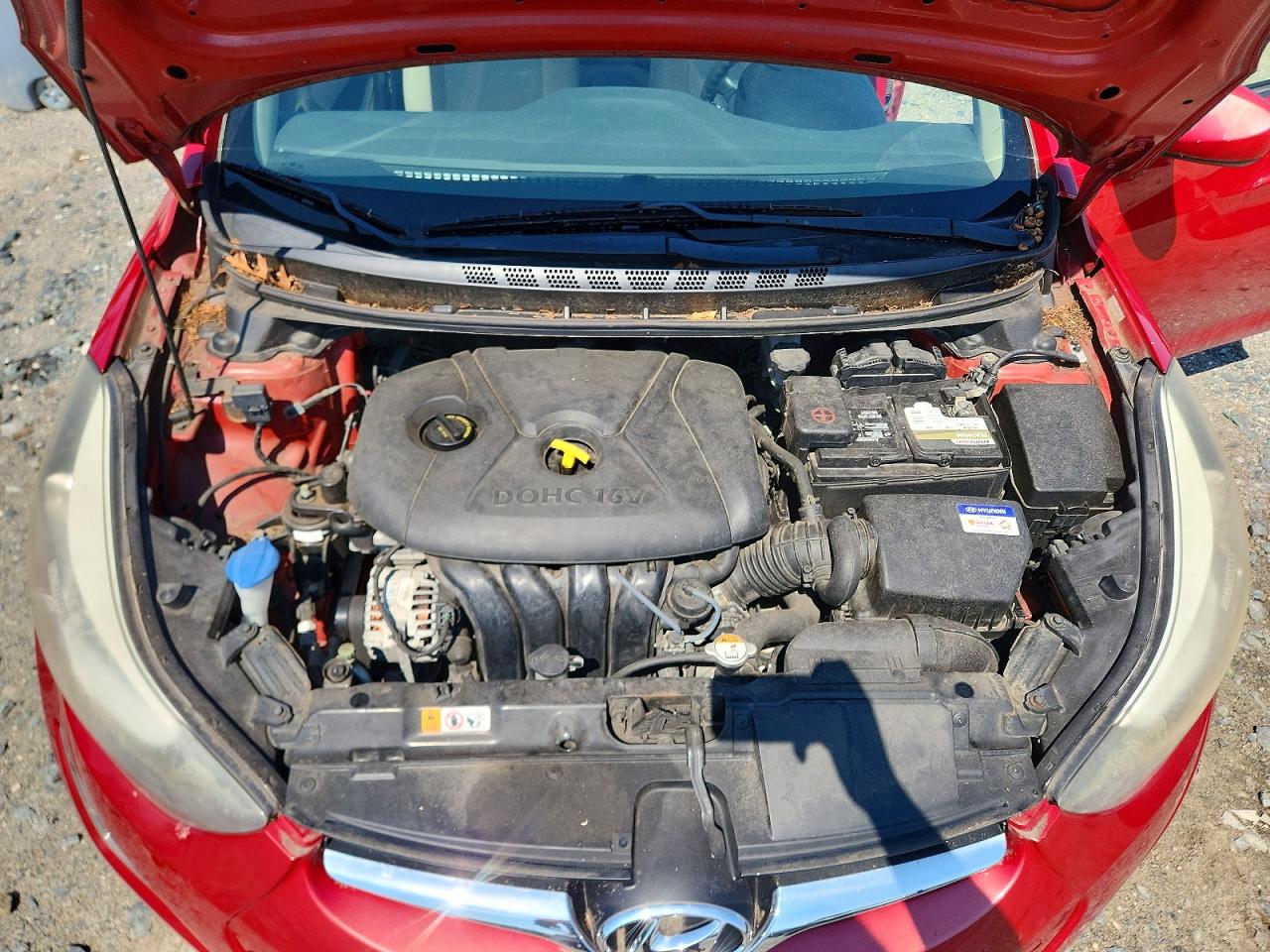 2014 Hyundai Elantra Se Красный vin: KMHDH4AE8EU141678