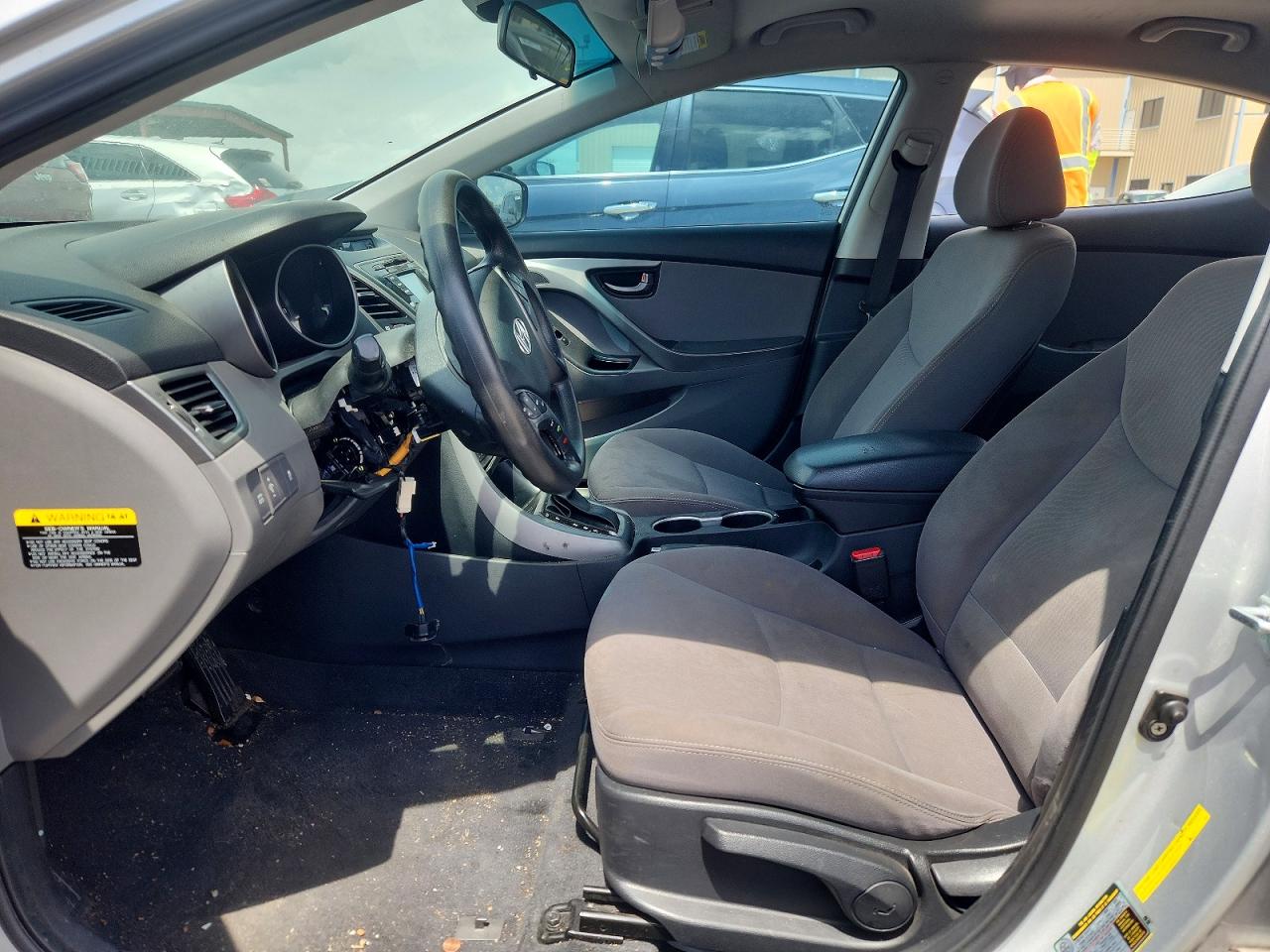 2014 Hyundai Elantra Se Silver vin: KMHDH4AE8EU143821