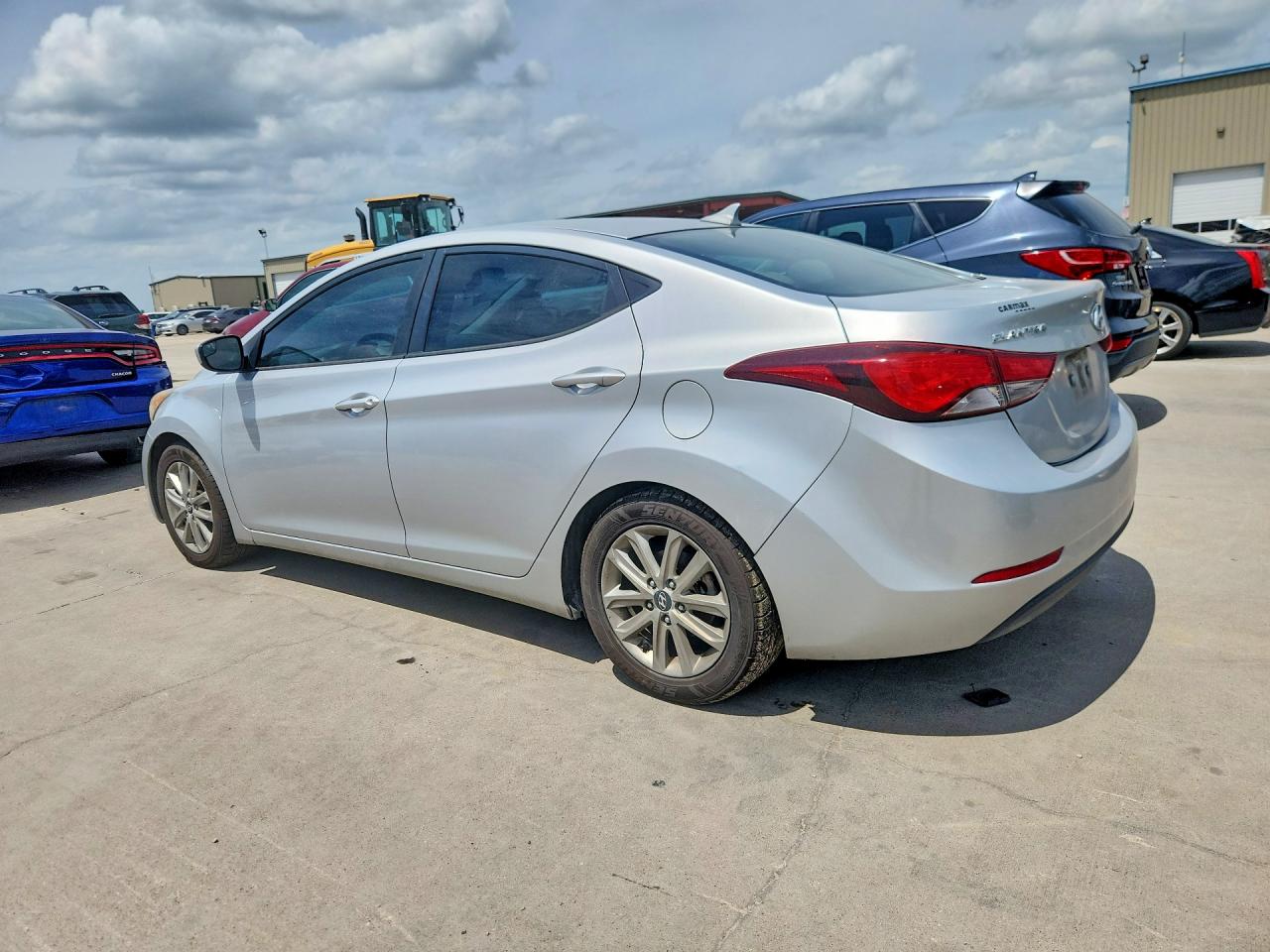 2014 Hyundai Elantra Se Silver vin: KMHDH4AE8EU143821