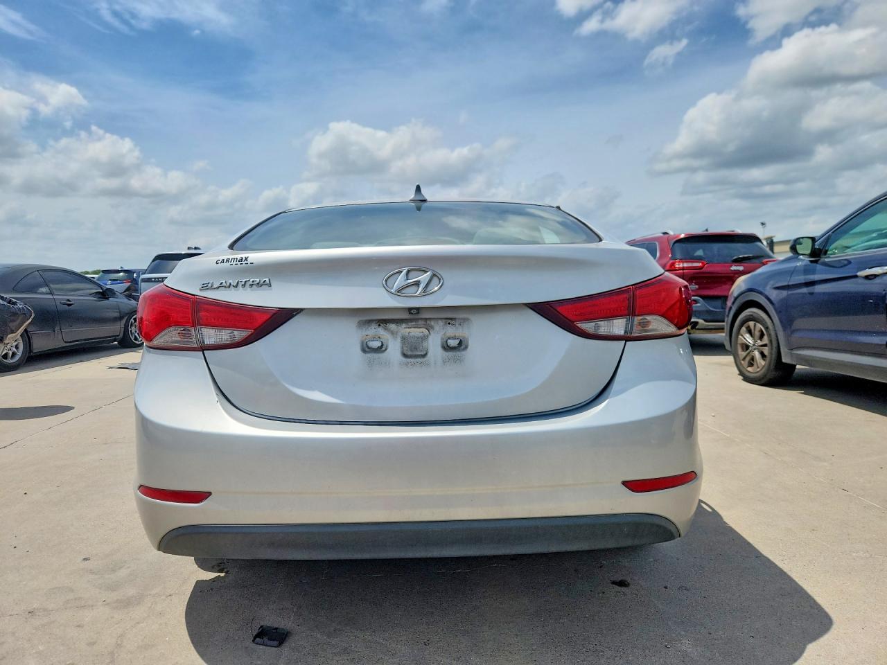 2014 Hyundai Elantra Se Silver vin: KMHDH4AE8EU143821