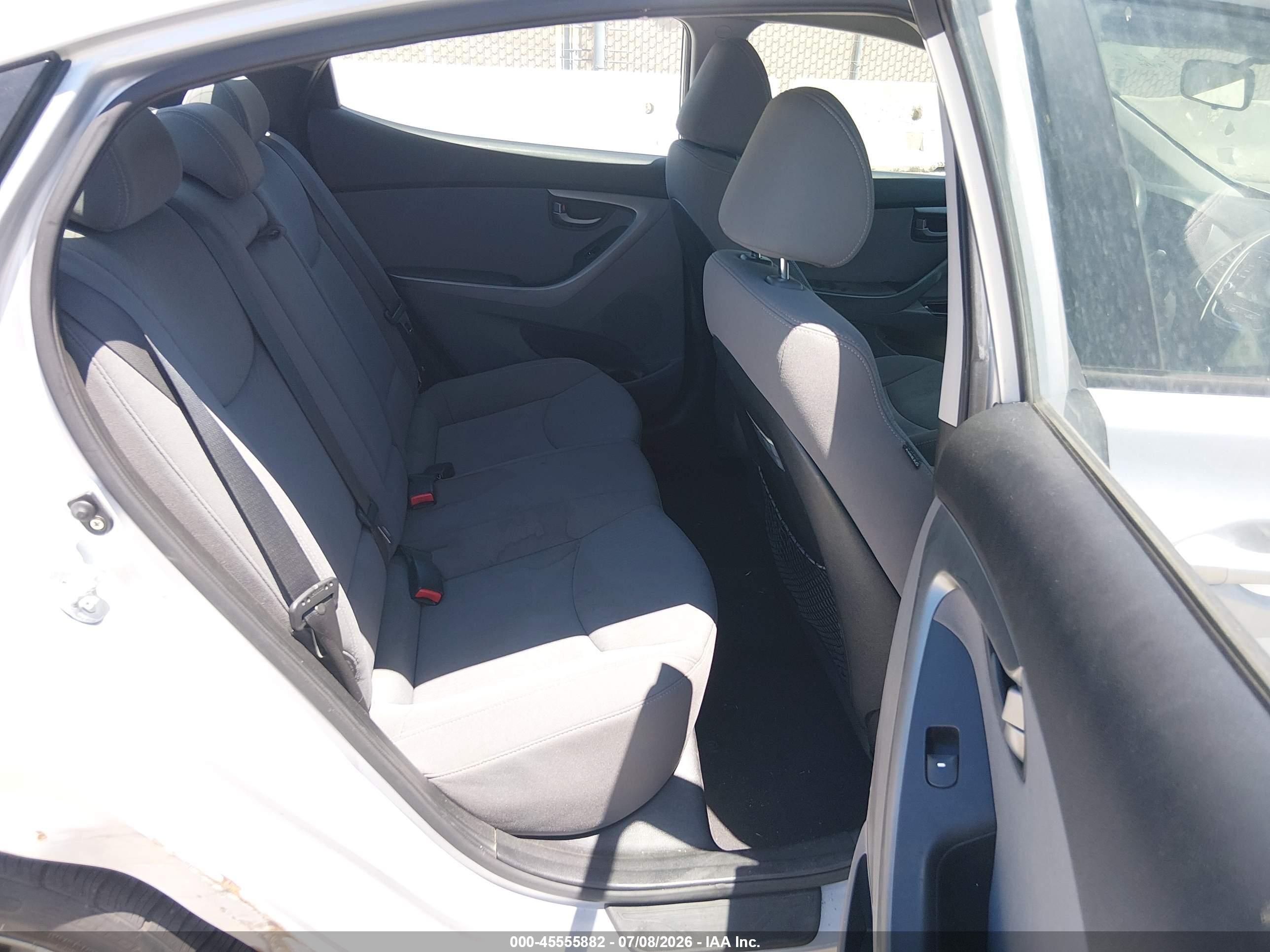 2014 Hyundai Elantra Se Silver vin: KMHDH4AE8EU149229