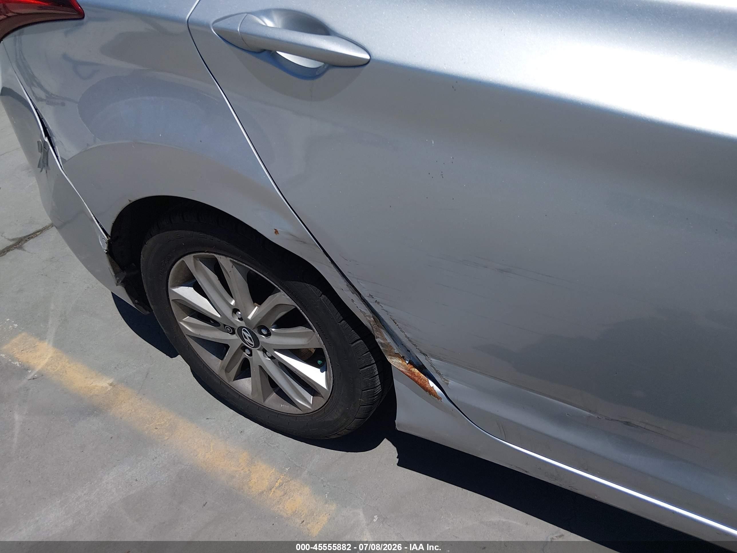 2014 Hyundai Elantra Se Silver vin: KMHDH4AE8EU149229
