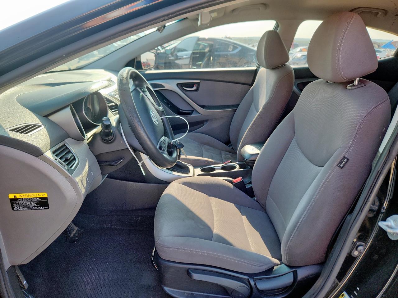2014 Hyundai Elantra Se Black vin: KMHDH4AE8EU149408