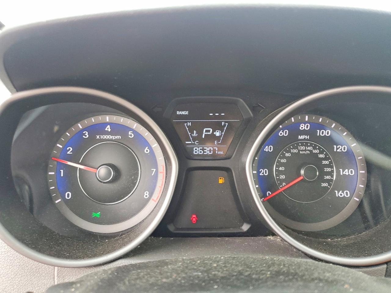 2014 Hyundai Elantra Se Red vin: KMHDH4AE8EU154236