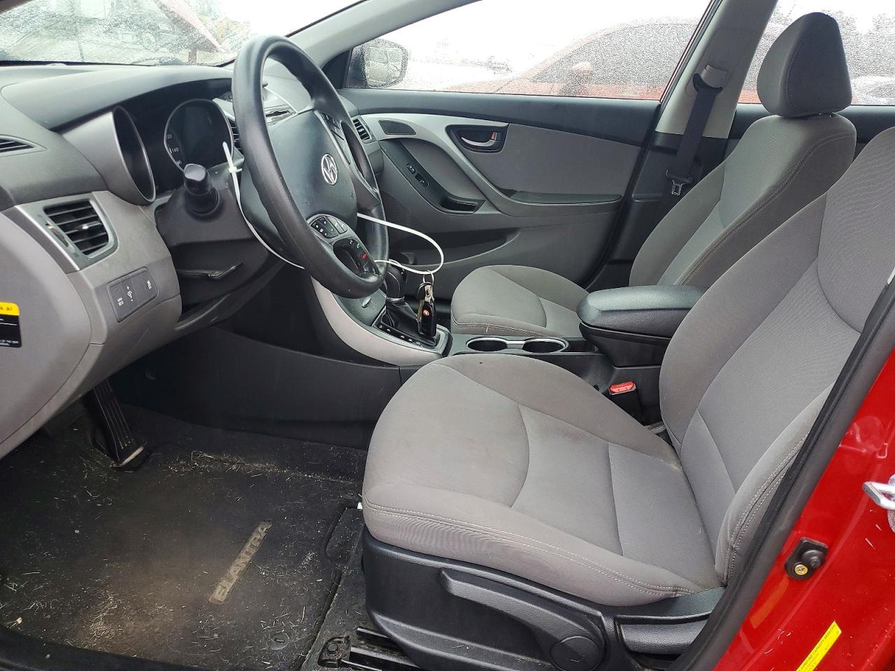 2014 Hyundai Elantra Se Red vin: KMHDH4AE8EU154236