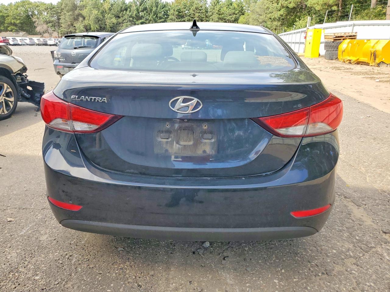 2014 Hyundai Elantra Se Black vin: KMHDH4AE8EU172249