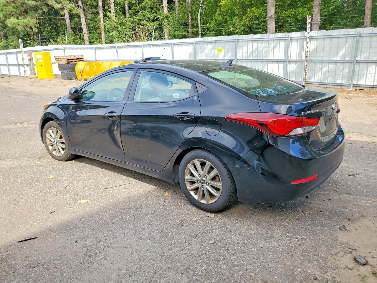 2014 Hyundai Elantra Se Black vin: KMHDH4AE8EU172249