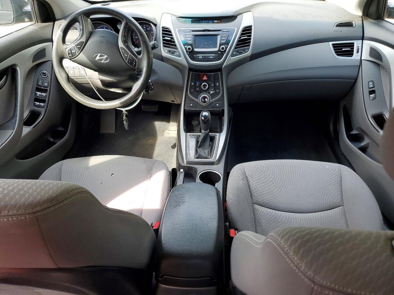 2014 Hyundai Elantra Se Black vin: KMHDH4AE8EU172249
