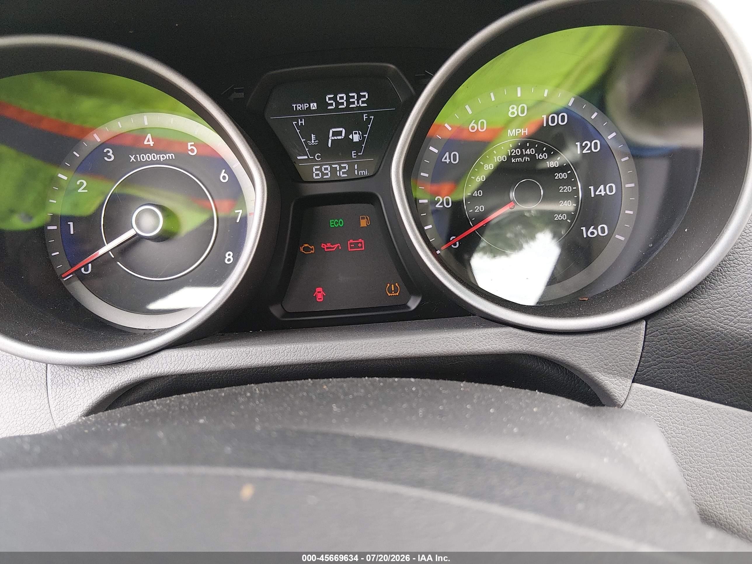 2014 Hyundai Elantra Se Silver vin: KMHDH4AE8EU176527