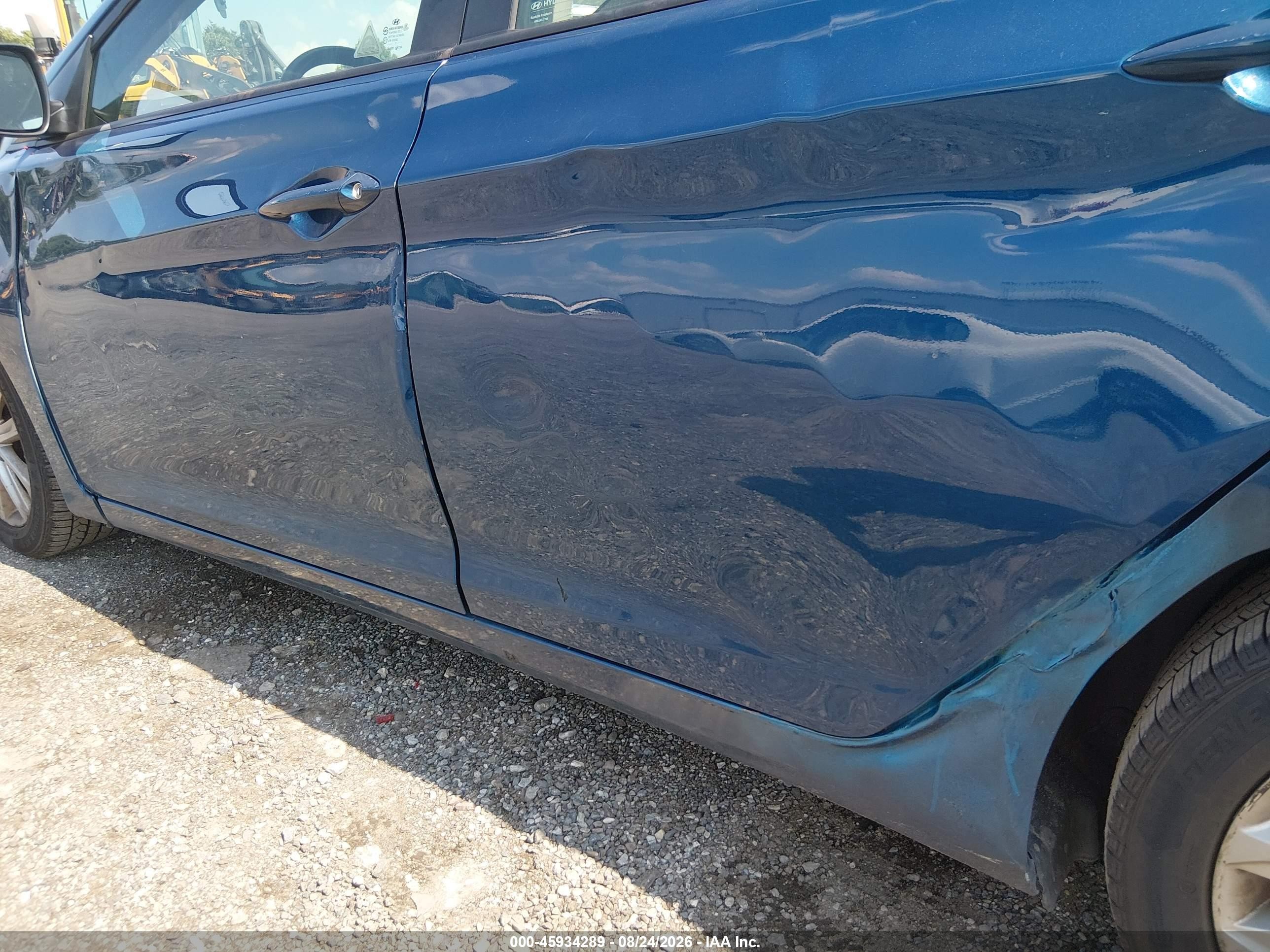 2014 Hyundai Elantra Se Синий vin: KMHDH4AE8EU178018
