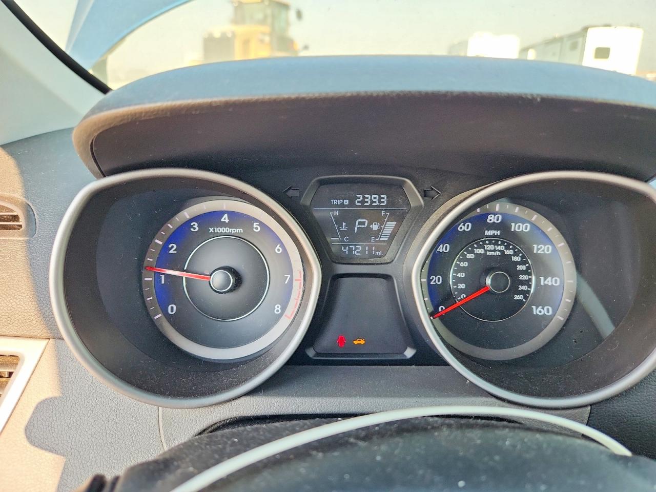 2014 Hyundai Elantra Se Blue vin: KMHDH4AE8EU178438