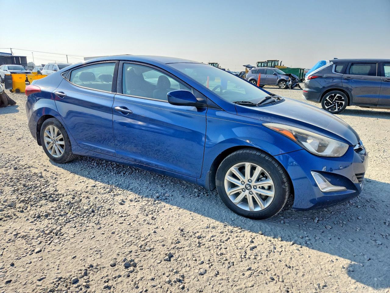 2014 Hyundai Elantra Se Blue vin: KMHDH4AE8EU178438