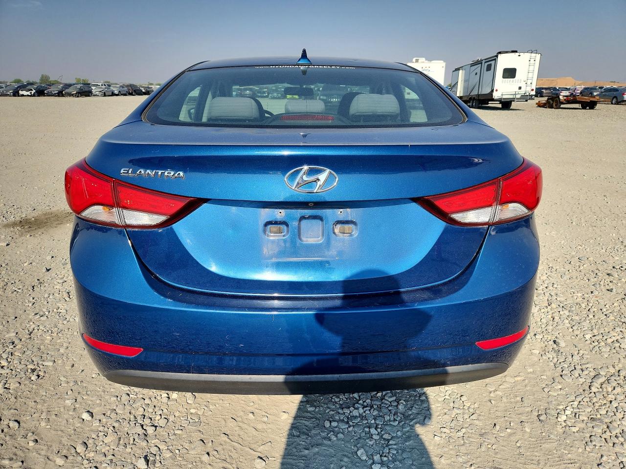 2014 Hyundai Elantra Se Blue vin: KMHDH4AE8EU178438