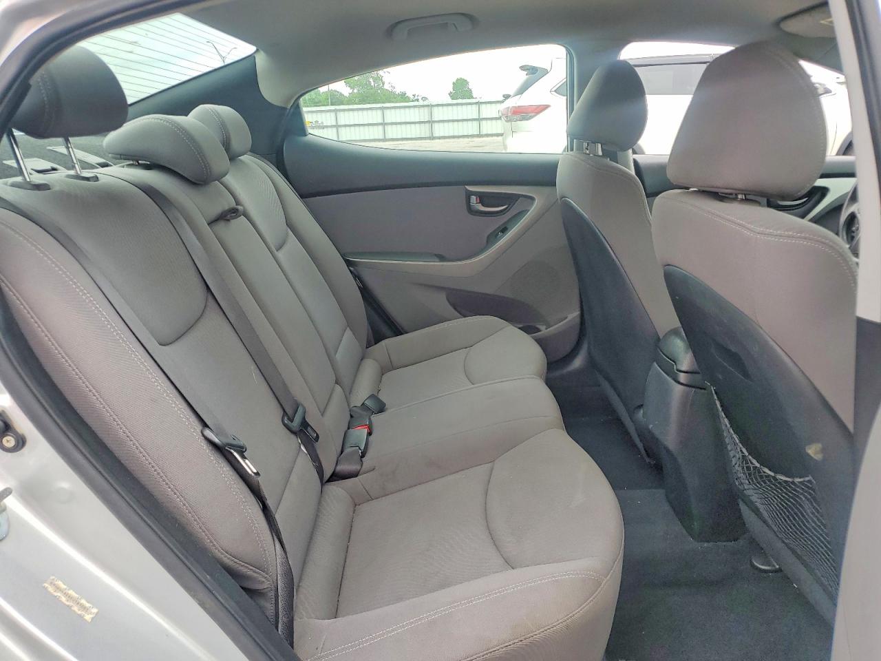 2014 Hyundai Elantra Se Silver vin: KMHDH4AE8EU181081