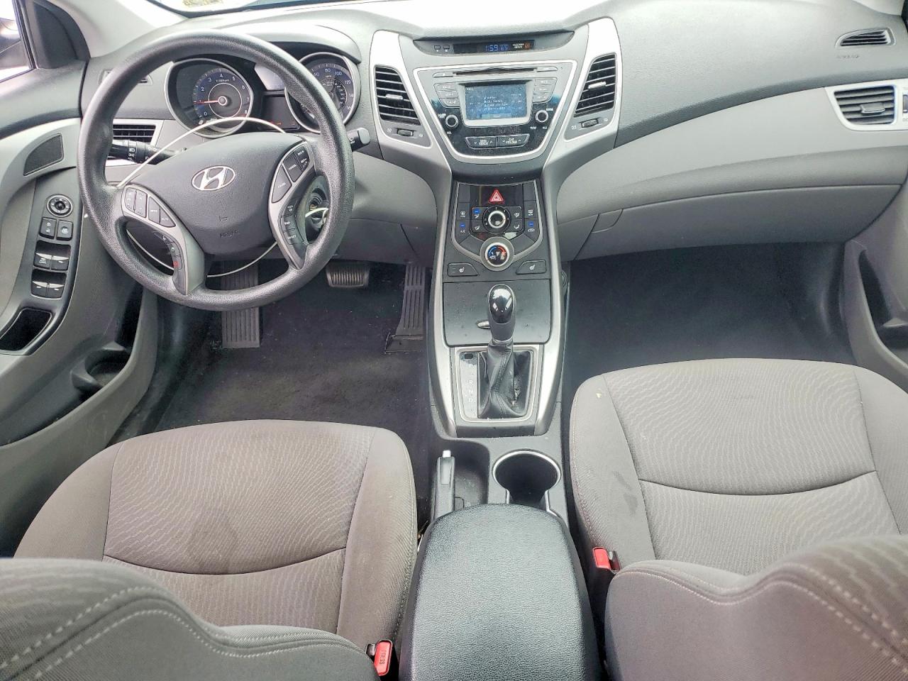 2014 Hyundai Elantra Se Silver vin: KMHDH4AE8EU181081
