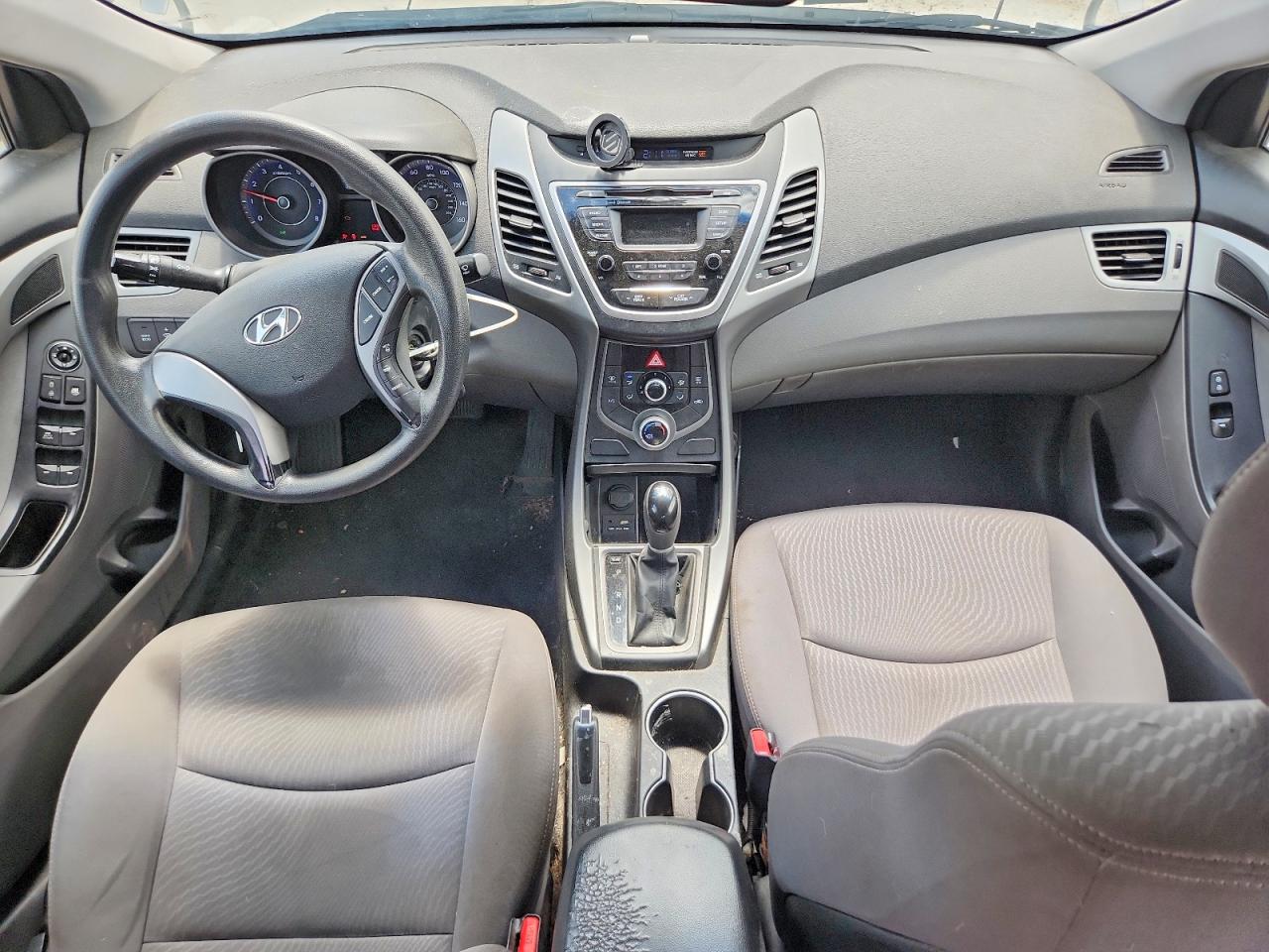 2014 Hyundai Elantra Se Silver vin: KMHDH4AE8EU200664