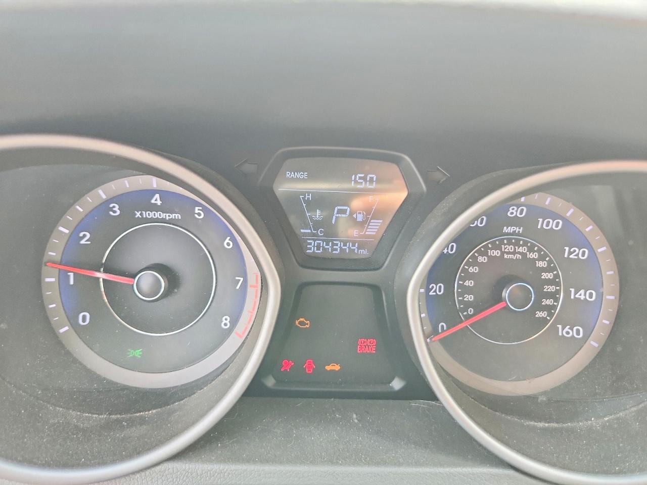2014 Hyundai Elantra Se Silver vin: KMHDH4AE8EU200664