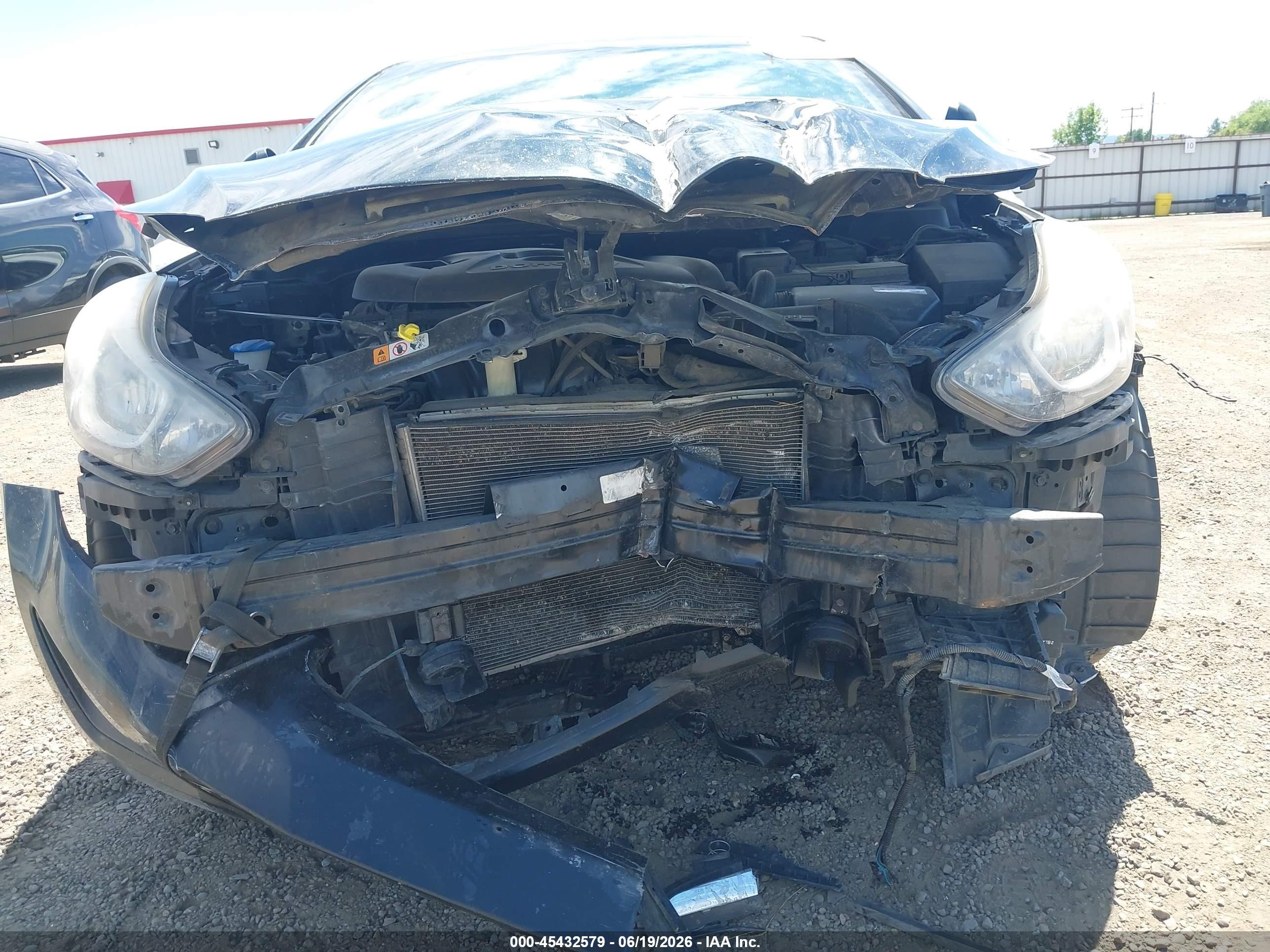 2014 Hyundai Elantra Se Black vin: KMHDH4AE8EU208733