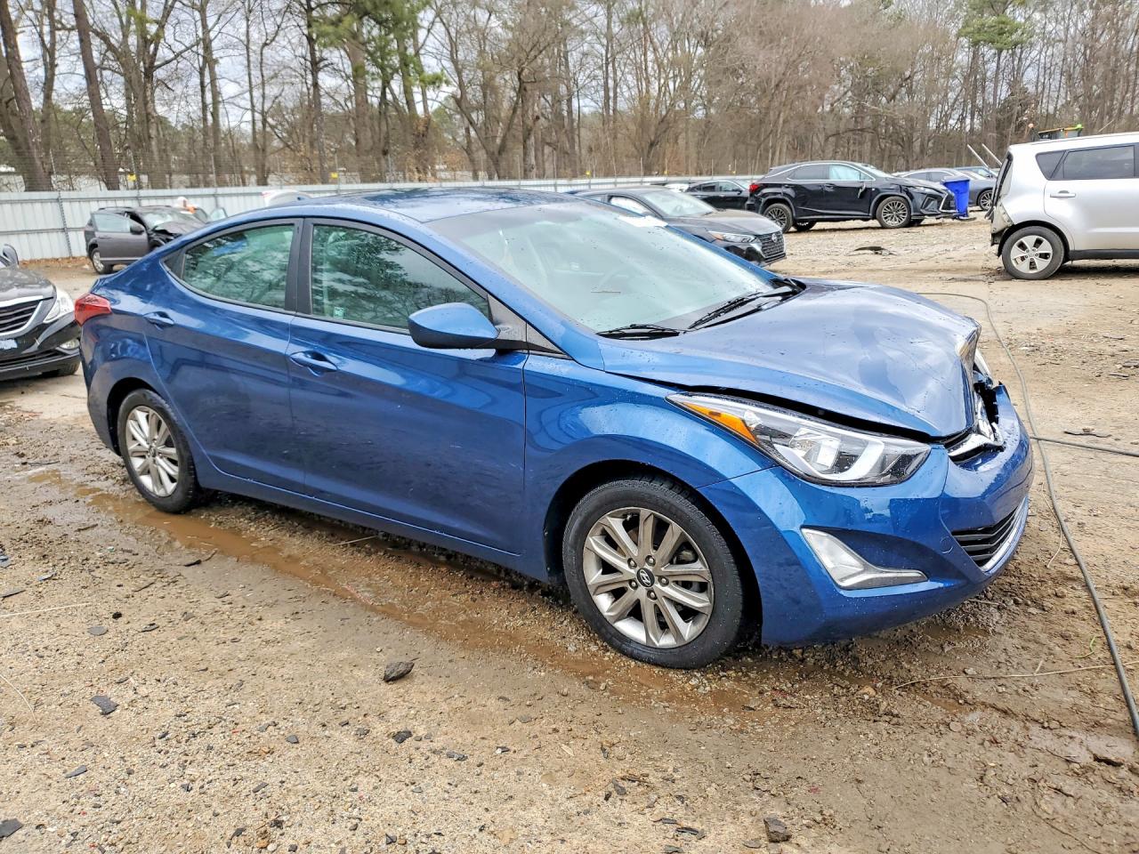 2015 Hyundai Elantra Se Blue vin: KMHDH4AE8FU225582
