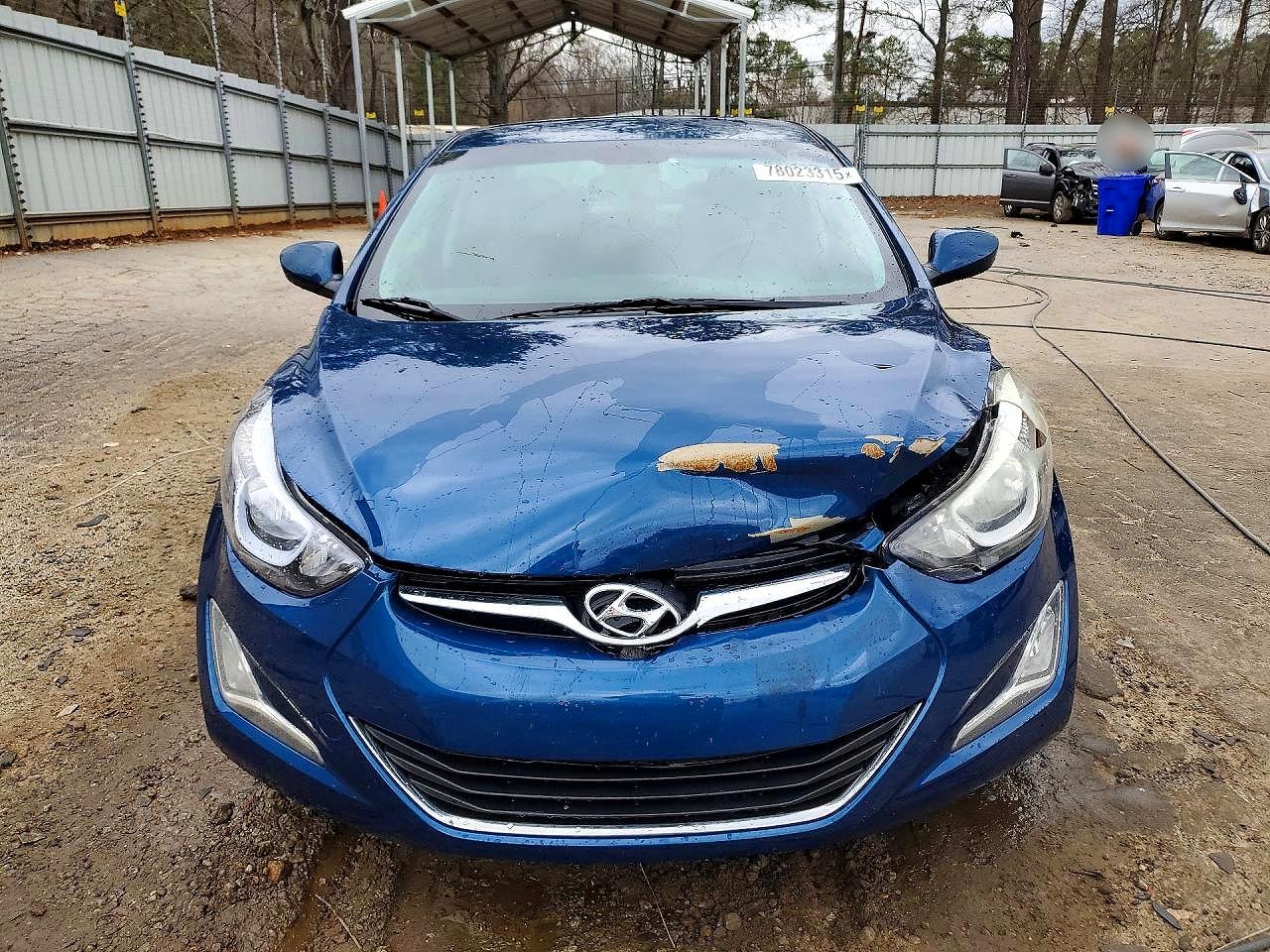 2015 Hyundai Elantra Se Blue vin: KMHDH4AE8FU225582