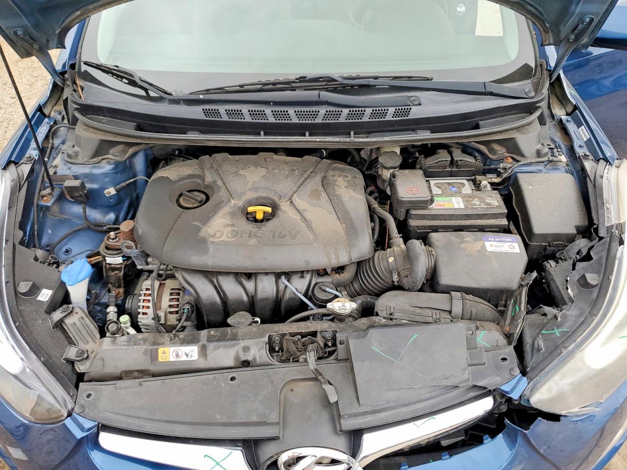 2015 Hyundai Elantra Se Blue vin: KMHDH4AE8FU225582