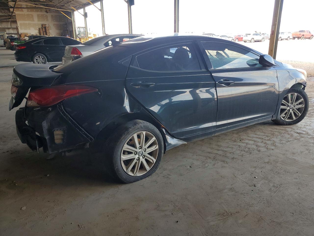 2015 Hyundai Elantra Se Черный vin: KMHDH4AE8FU232211