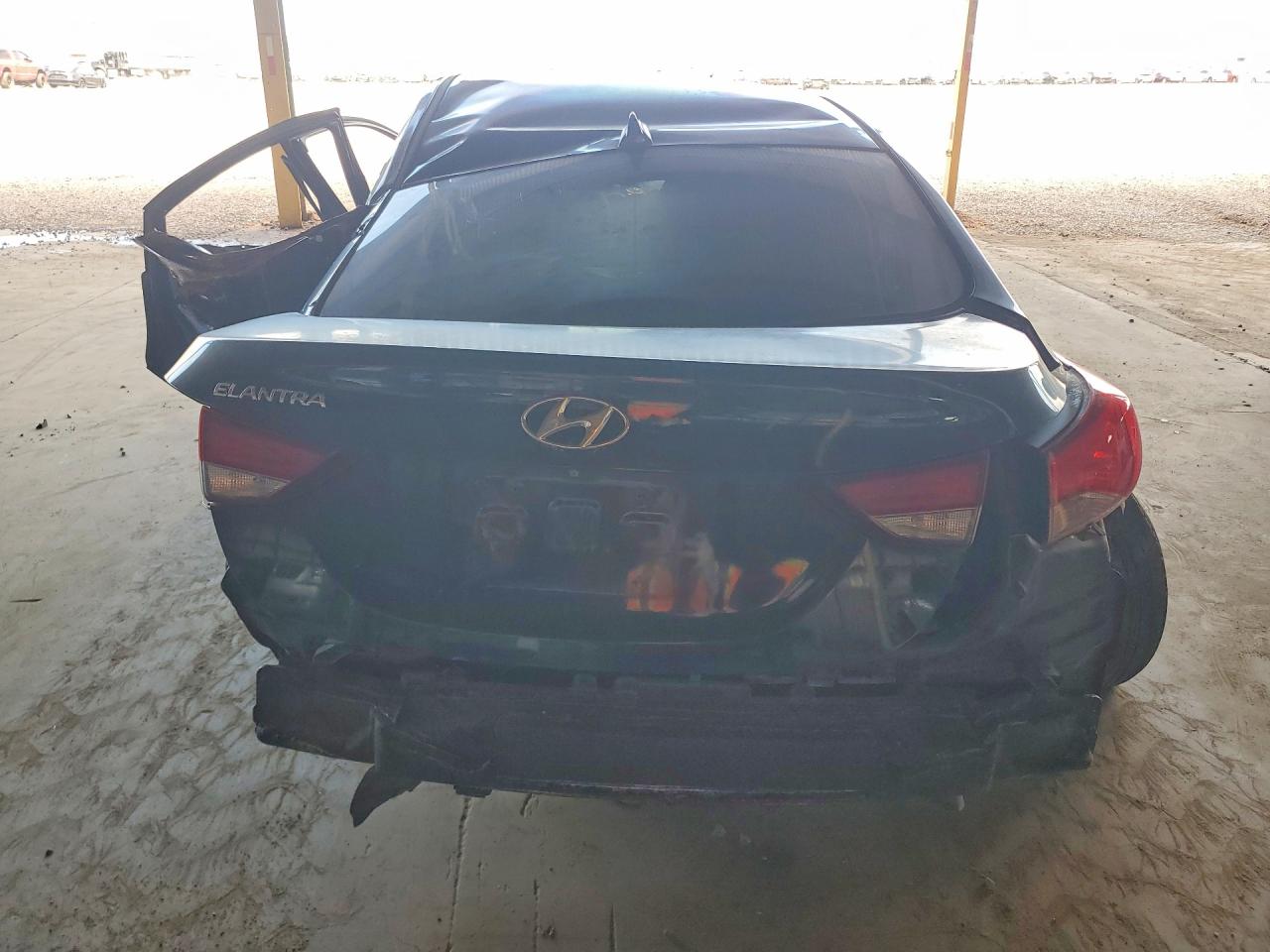2015 Hyundai Elantra Se Черный vin: KMHDH4AE8FU232211