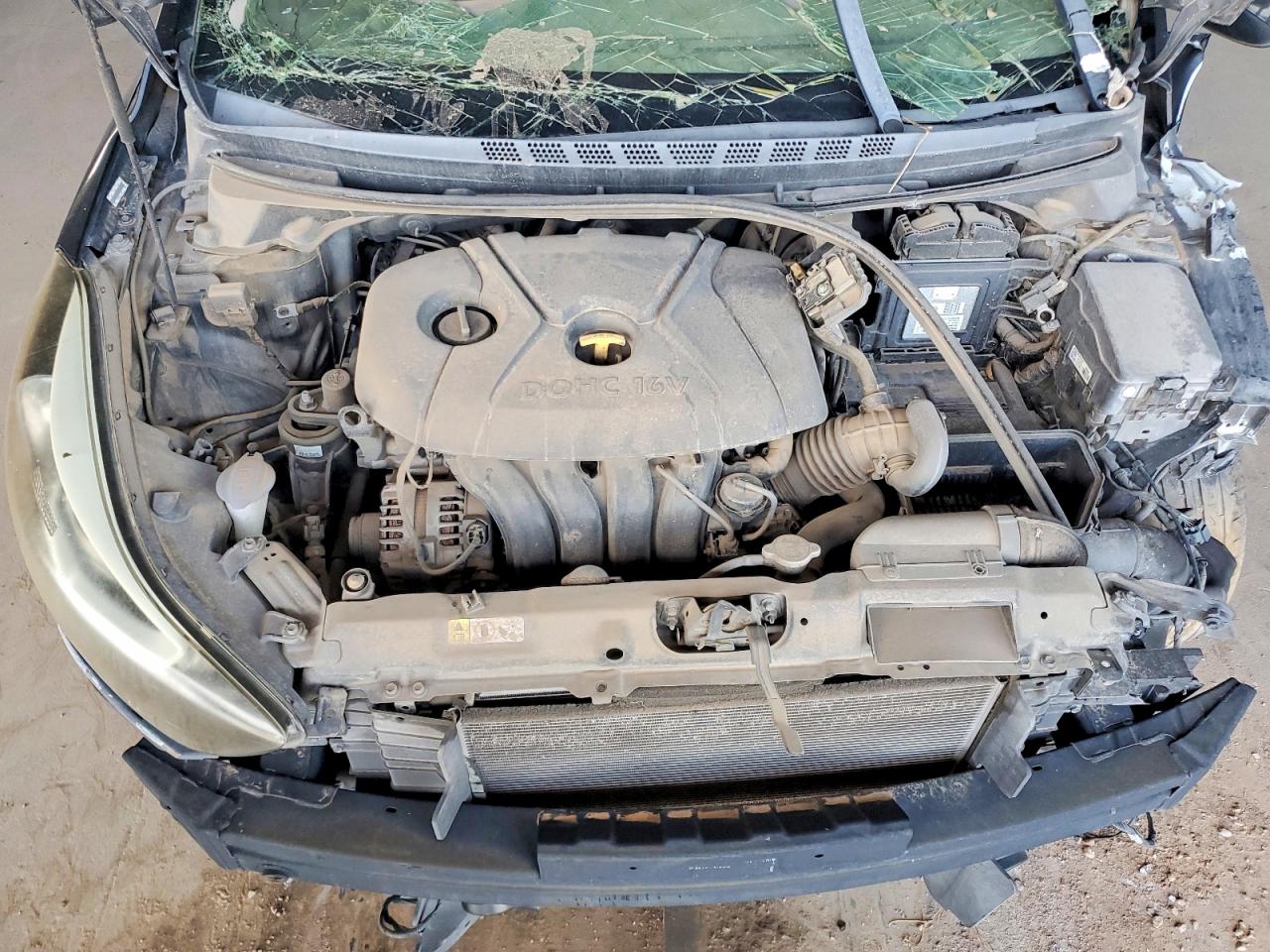 2015 Hyundai Elantra Se Черный vin: KMHDH4AE8FU232211
