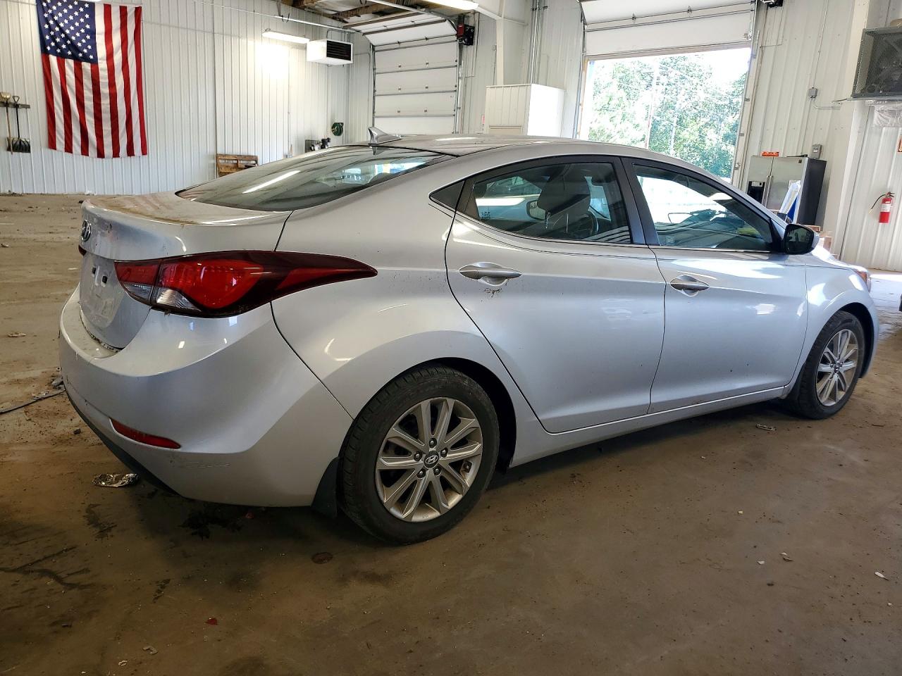 2015 Hyundai Elantra Se Silver vin: KMHDH4AE8FU240096
