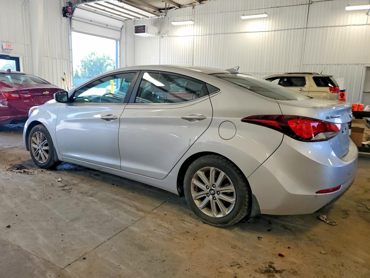 2015 Hyundai Elantra Se Silver vin: KMHDH4AE8FU240096