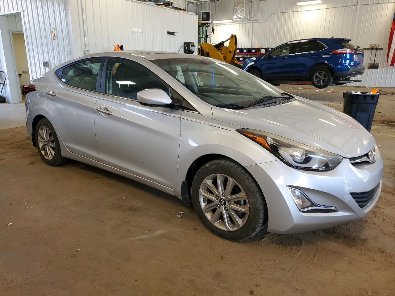 2015 Hyundai Elantra Se Silver vin: KMHDH4AE8FU240096